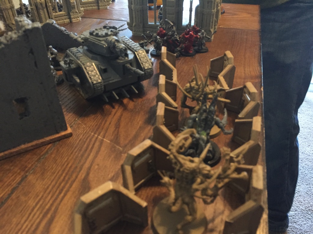 Battle Report – First  Game at Home – Renegade Guard vs Chaos Space Marines